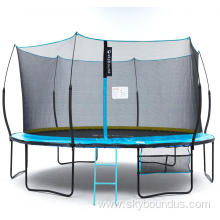 No Spring Trampoline 14ft with blue spring pad